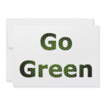 Go Green Invite