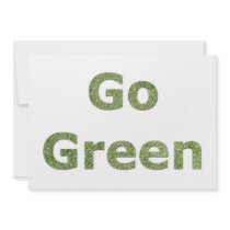 Go Green Personalized Announcements