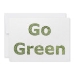 Go Green invitations