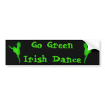 Go Green...Irish Dance Bumper Stickers