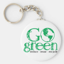 Go Green Key Chains