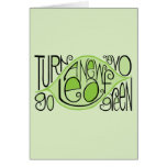 Go Green Leaf Card