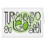 Go Green Leaf Card