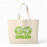 Go Green Logo Tote Bag