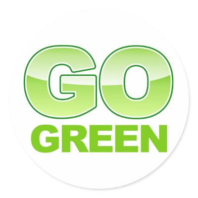 Go Green Logo by greenheart