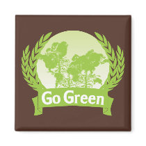 Go Green Magnet