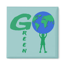 Go Green Magnet
