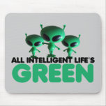 Go green mouse pad