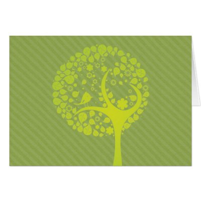 Go Green Notecard by thecitymix