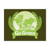Go Green Postcard