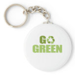 Go Green recycle Keychains