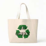 Go Green Recycle Symbol Bags