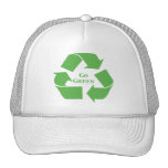 Go Green Recycle Symbol Gifts Hat