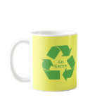 Go Green Recycle Symbol Gifts Mug