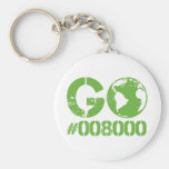 Go Green RGB CMKY Key Chain