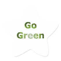 Go Green Stickers