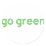 Go Green Stickers