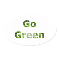 Go Green Sticker