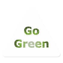 Go Green Sticker