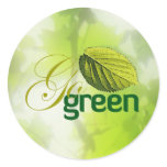 Go Green stickers