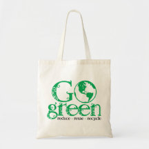 Go Green Tote Bag