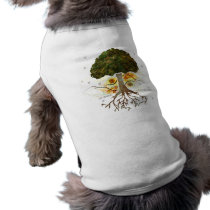 Go Green Tree Doggie T Shirt
