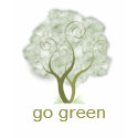 Go Green Tree Graphic t-shirts