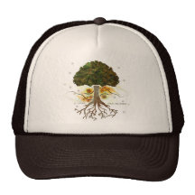 Go Green Tree Mesh Hats
