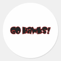 Go Hawks! Sticker