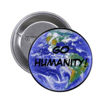 "GO HUMANITY" Pin