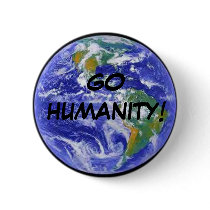 "GO HUMANITY" Pin