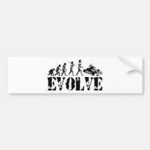 Go Kart Go-Kart Go Karts Evolution Sport Art Bumper Stickers
