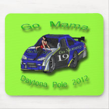 Go Mama Daytona Pole 2012 green Mousepad