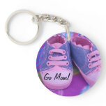 Go Mom! keychains gifts Pink Tennis Baby shoes key chains