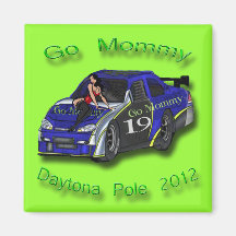 Go Mommy Daytona Pole Position 2012 Magnets