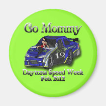 Go Mommy Daytona Race Week 2012 Magnets