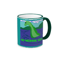 Go Nessie Go saying mug