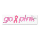 Go Pink Bumper Stickers