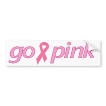 Go Pink Bumper Stickers