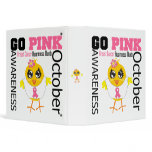 Go Pink For Breast Cancer Awareness Month Binder