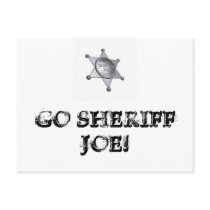 Go Sheriff Joe! Postcards