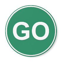 GO Sign Magnet