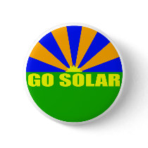 Go Solar (Green Sunrise Button)