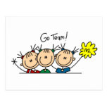 Go Team Cheerleaders T-shirts and Gifts Postcard