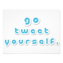 Go Tweet Yourself (by Deleriyes) Personalized Invites