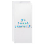 Go Tweet Yourself (by Deleriyes) rack cards