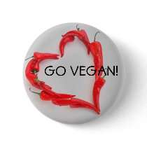 Go Vegan! Pins