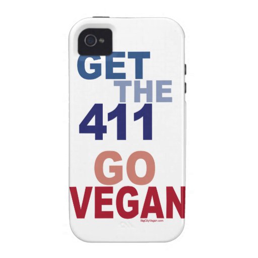 Go Vegan Get the 411 Case For The iPhone 4
