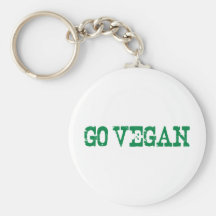Go Vegan Key Chain