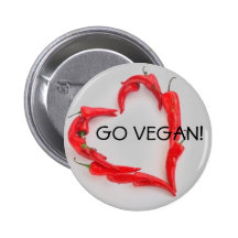 Go Vegan! Pins
